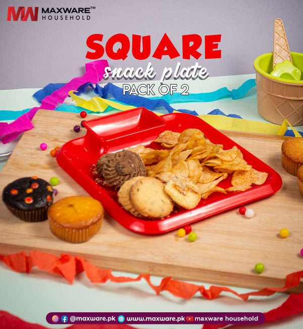 02-Square Snack Plate