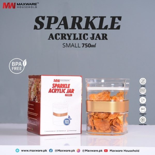 22-Sparkle Acrylic Jar – Small