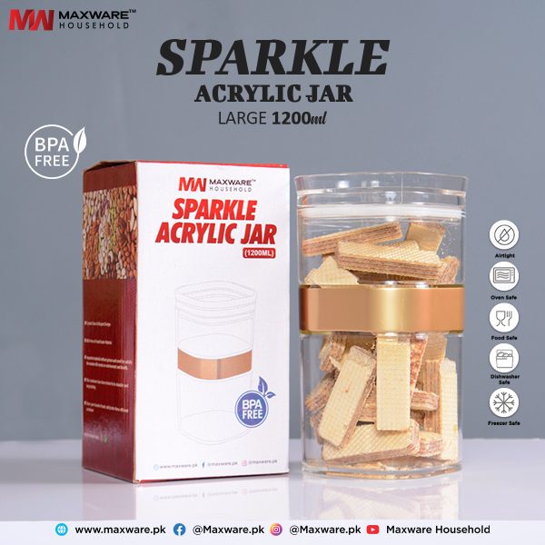 23-Sparkle Acrylic Jar – Small