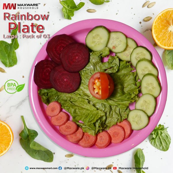 Rainbow Plate