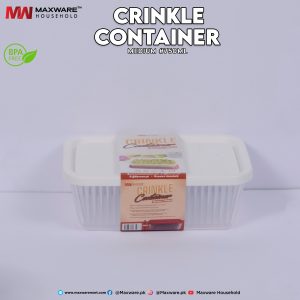 Crinkle Container Medium - Maxware Household