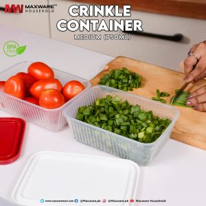 Crinkle Container Medium - Maxware Household