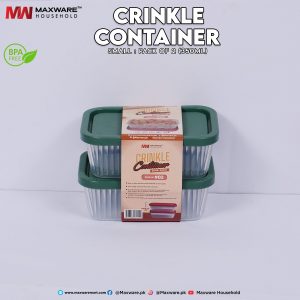 Crinkle Container Small - Maxware Household