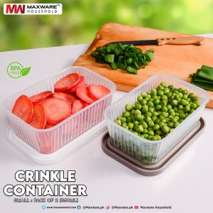 Crinkle Container Small - Maxware Household