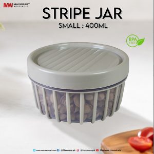 Stripe Jar Small