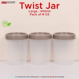 Twist Jar Large Fawn