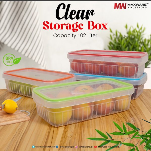 Clear Storage Box 2 Liter