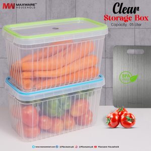 Clear Storage Box – 5L